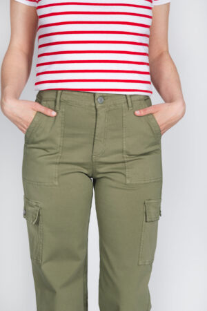 Pantalón cargo de algodón elástico Mod.226