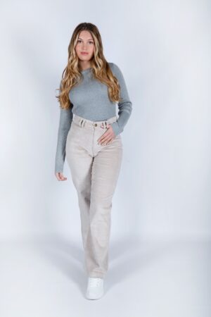 Mod.195 Pantalón ancho pana elástica