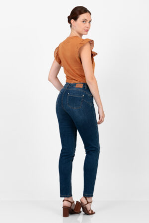 Denim de talle alto, push-up- Recto.Mod. 521/24