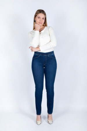 Mod. 507/24 Jeggin. Vaquero con goma