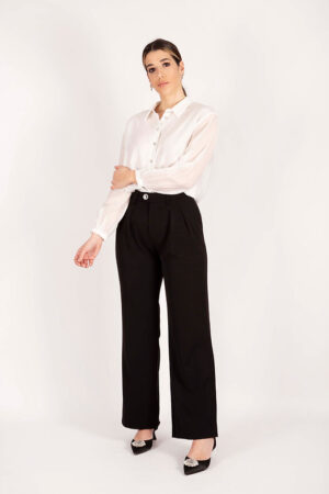 Pantalón elegance ancho con vuelo 812