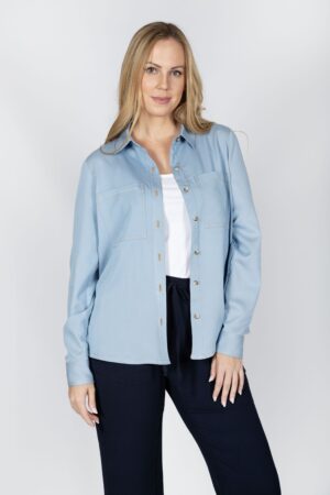 Camisa holgada de tencel. Mod. 432