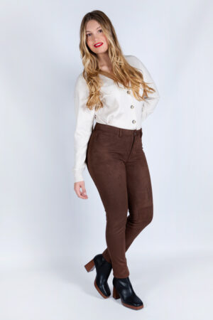 PANTALÓN PUNTO ANTELINA SLIM-AJUSTADO 513