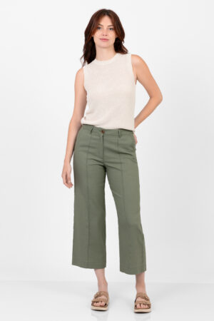 Pantalón ancho Capri con nervio. Mod.647