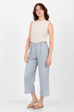 Pantalón ancho Capri con pinza. Mod.649