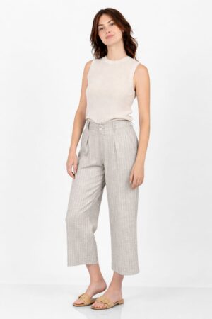 Pantalón ancho Capri con pinza. Mod.649